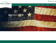 Tablet Screenshot of hudsonhillsgolf.com